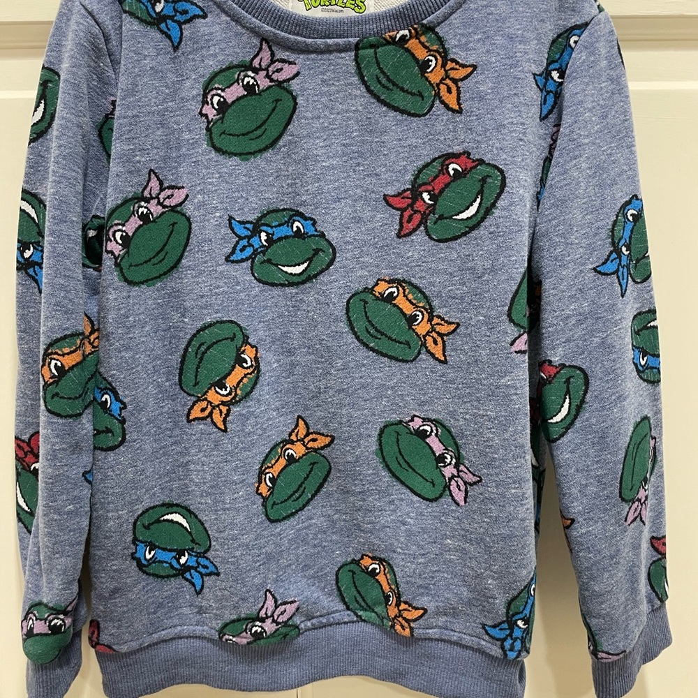 Andy & Evan/Nickelodean Blue Ninja Turtles Sweatshirt